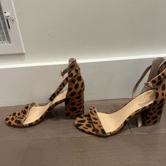 Brand New, Only Worn To Try On At Home. Never Ended Up Finding A Place To Wear Them. Calf Hair, Leopard Print, Size 8.5, Super Cute. Vince Camuto Shoes, Calf Hair, Cheetah Print, Try On, Vince Camuto, Shoes Women Heels, Black And Brown, Leopard Print, Shoes Heels