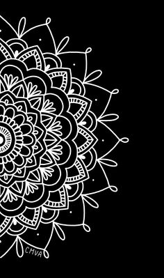 a black and white drawing of a flower on a black background with the word love written across it