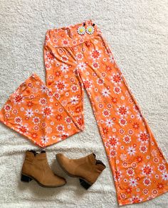 Sunny Fields Flare Leggings | Retro 1960s-1970s Hippie Vintage-Inspired Bellbottom Pants | Boho High Waist Flares | Plus Size, Short Long Hippie Full-length Pants For Fall, Hippie Full Length Pants For Fall, Fall Hippie Pants, Hippie Style Full Length Pants For Fall, Spring Hippie Wide Leg Flares, Hippie Wide Leg Spring Flares, Hippie Wide Leg Flares For Spring, Retro Flares For Fall, 70s Inspired Full-length Pants For Fall