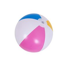 an inflatable beach ball on a white background