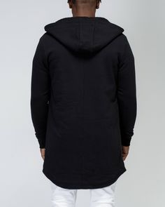 This Men's sherpa-lined long zip-up hoodie from Shop at Konus is a must-have for any wardrobe! With its welt pockets and accent label at the hem, it's both stylish and functional. Made from 100% cotton, it's also incredibly comfortable. Order now and experience the quality for yourself.