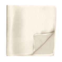 You're going to love this ivory pocket square for your wedding day. It's made from 100% silk and just what you're thinking; soft, lightweight and flowy. The pocket square is one-sided and measures a large, 12-inches by 12-inches. Matching ties are available for purchase, but this neutral color will coordinate with most patterns. Product Features I Do Neckwear® Measures 12-inches by 12-inches Color is ivory Made from 100% Silk Light satin finish One-sided Dry clean only Imported Elegant Rectangular Pocket Square As Gift, Elegant Pocket Square Gift, Classic Wedding Pocket Square Handkerchief, Elegant Solid Color Handkerchiefs For Gifts, Elegant Silk Scarf With Satin Finish For Weddings, Classic White Silk Scarf For Formal Occasions, Classic Silk Scarf For Weddings, Classic Silk Scarf For Wedding, Elegant Cream Silk Scarf For Wedding