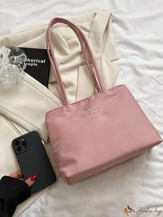 BirdinBag - Korean Embroidered Single Shoulder Bag: Stylish, Functional Armpit Bag Inch Bag, Armpit Bag, Details Pictures, Word Wrap, Bag Bag, Pink Bag, Bucket Bag, 20 Cm, Korean Fashion