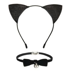 PRICES MAY VARY. 【What You Will Get】JIALWEN black cat costume set includes 1 black cat ears headband and 1 collar with bell. Perfect for spicing up your Halloween cosplay or cat themed costume party! Dress up as a playful cat and look beautiful and cute! 【Quality Material】Made of high-quality cloth and polyester fabric, with shiny black design, lightweight and easy to wear, bringing you a comfortable wearing experience. This classic black cat ears headband set can be used for a long time and rep Black Cat Ears Headband, Black Cat Halloween Costume, Cat Themed Parties, Bell Collar, Black Cat Costumes, Cat Ear Headband, Holloween Costume, Cat Ears Headband, Cat Halloween Costume