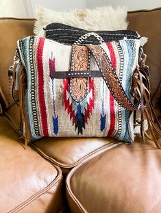 Saddle Blanket Purse, Western Bags Purses, Ranch Girl, Blanket Purse, Bohemian Style Bag, Aztec Bag, Horse Hair Tassels, Western Bag, Cowgirl Accessories