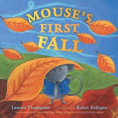 the book cover for mouse's first fall