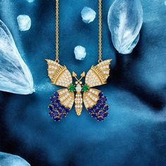 A Gold Plated Butterfly Multi Color Stone Pendant is a stunning piece of jewelry that features a beautiful butterfly design adorned with multi-color stones. The pendant is typically made from 14K or 18K gold plating, which provides a luxurious and durable finish. The butterfly design is often crafted with intricate details, showcasing the beauty of the multi-color stones. The stones used in the pendant are usually cubic zirconia or other high-quality stones, adding an extra touch of elegance and sophistication. The pendant is often accompanied by a matching chain, which complements the overall design. Gemstone Details: * Gemstone: diamond * Gemstone feature: simulated * Color: white, green , Blue Details of the Product * Product making :Handmade     * Base Metal :Sterling silver  * Metal P Elegant Butterfly Pendant Necklace With Butterfly Clasp, Elegant Butterfly Charm Pendant Necklace, Butterfly Charm Necklaces For Jewelry Making, Elegant Butterfly Charm Necklace For Gift, Fine Jewelry Butterfly Charm Necklace, Elegant Butterfly Necklace With Clavicle Chain, Elegant Blue Necklace With Butterfly Charm, Elegant Blue Butterfly Charm Necklace, Elegant Blue Butterfly Necklace With Charm