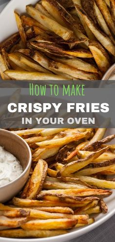 how to make crispy fries in your oven