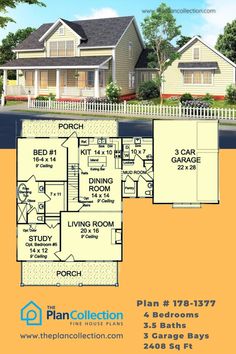 2400 sq ft french country house plans,   Plan # 178-1377 French Country House Plans, Family Room Fireplace, Bay House, One Story Homes, Laundry Mud Room