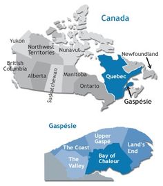 map of canada with major cities labeled in blue