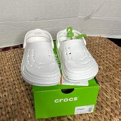 Crocs Off Grid Clog White Nwt Absolutely New Nwt Color White Size M7/W9 Unisex Box Will Not Be Included Unless Requested, Shipping Cost Will Change To $7.99 White Slip-resistant Clogs For The Beach, Casual White Slip-resistant Sandals, White Comfortable Synthetic Clogs, White Slip-on Synthetic Clogs, White Slip-on Casual Clogs, Casual White Synthetic Clogs, Casual White Slip-on Clogs, White Low-top Synthetic Clogs, White Low-top Casual Clogs