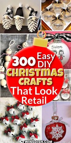 christmas crafts that look like retail items