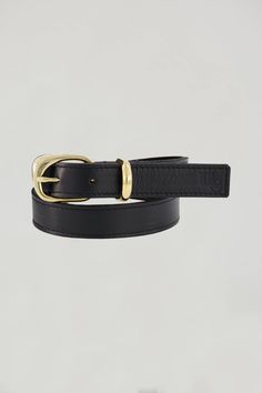 The Belt is a 100% durable leather made in Canada with gold metal hardware and an embossed logo at the end. Leather Belts With Gold-tone Rectangular Buckle, Leather Belt Buckles With Gold-tone Hardware For Work, Formal Leather Belt With Gold-tone Hardware, Timeless Formal Belts With Gold-tone Hardware, Timeless Formal Belt With Gold-tone Hardware, Leather Belts With Brass Hardware For Work, Leather Workwear Belts With Brass Hardware, Modern Leather Belts With Gold-tone Hardware, Classic Leather Belt Buckles With Gold-tone Hardware