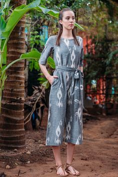 Luxury Ikat Print Traditional Wear For Women, Ikat One Piece Dress, Traditional Fitted Ikat Print Dress, Traditional White Ikat Print Dress, Traditional V-neck Ikat Print Dresses, Contemporary Outfits, Designer Wear, Design Company, Textile Design