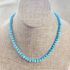 This necklace is made with glass crystal beads which are dyed blue colors. The beads are 6mm faceted rondelle beads. Each bead is hand knotted with blue 100% nylon cord. The hand knotting in between each beads takes time to do but looks gorgeous making the necklace also very easy to wear. The necklace is finished off with a gold plated stainless steel chain, clasp and logo charm. The necklace  is 17inches with 2 inch extension so it can be worn at different lengths. The necklace is also availabl Blue Faceted Round Bead Crystal Necklace, Adjustable Faceted Blue Crystal Necklace, Blue Faceted Crystal Necklace With Round Beads, Adjustable Single Strand Rondelle Beads, Adjustable Single Strand Rondelle Beaded Necklace, Adjustable Blue Faceted Necklace, Blue Rondelle Faceted Bead Necklaces, Blue Rondelle Faceted Bead Necklace, Blue Rondelle Beaded Necklace With Faceted Beads