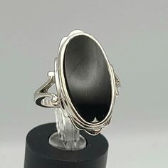 Vintage Estate 14k White Gold Oval Cut Black Onyx Ring Size 6.5 Item w#2987 Cleaned and polished to newer condition. 5.3 grams Marked 14k Welcome to Westgate Jewels! At Westgate Jewels, we specialize in vintage estate jewelry, vintage designer jewelry, Vintage Native American jewelry and wears, Collectables, and Vintage fine karat gold and sterling silver jewelry. Our Collection Our shop features items in estate, antique, and vintage condition (unless otherwise noted). These pieces are pre-loved Bethlehem Pa, Vintage Native American Jewelry, Vintage Designer Jewelry, Black Onyx Ring, Onyx Gemstone, Onyx Ring, Multi Stone Ring, American Jewelry, Vintage Designer