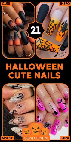 Get into the Halloween spirit with cute halloween nails! Go for cute halloween nails short and easy designs if you want something quick but stylish. Acrylic nails provide a longer-lasting effect, especially with square shapes. For a softer side of spooky, try cute halloween nails pink with simple ghost and mummy art. Perfect for a fun yet elegant look this season. Cute Halloween Nails Acrylic, Cute Halloween Nails Short, Halloween Nails Pink, Halloween Nails Short, Stylish Acrylic Nails, Mummy Art, Simple Ghost, Fun Halloween Nails, Halloween Nail Art Easy