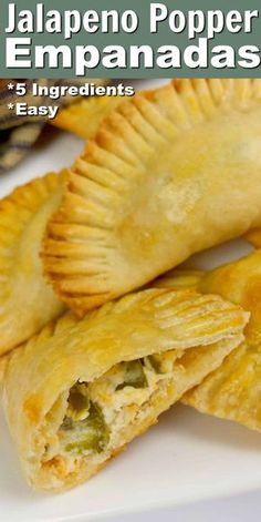 Unique Empanada Fillings, Jalapeno Popper Empanadas, Empenada Recipe, Empanada Filling Recipes, Authentic Empanadas Recipe, Empanada Recipes