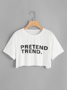 Imperial Fashion, Cropped White Tee, Teenage Girl Outfits, Ladies Tee Shirts, Girls Summer Outfits, Crop Top Outfits, Teenager Outfits, Girls Fashion Clothes, Crop Tee