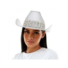 KBW GLOBAL CORP Costume Accessories Bride Iridescent White Cowboy Hat for Adults 831687041976 Decades Costumes, Army Costume, White Cowboy Hat, Jester Costume, Gothic Costume, Sports Costume, Party Expert, Goddess Costume, Zombie Costume