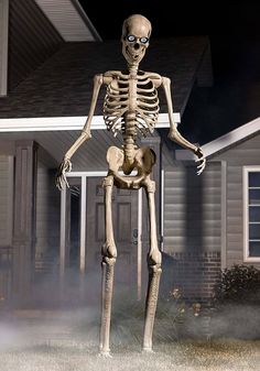 Amazon affiliate Outdoor Skeleton, Giant Skeleton, Animated Halloween, Halloween Skeleton Decorations, Scary Decorations, Skeleton Decorations, Scary Halloween Decorations, Halloween Yard