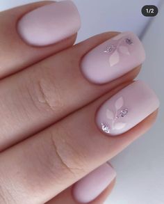 Light Lavender Nails With Design, Fun Dip Nails, Subtle Nails, Work Nails, Rainbow Nails, Nail Art Hacks