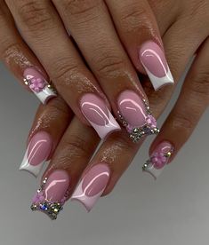 Disney Acrylic Nails, Acrylic Nail Set, Hard Nails, Colored Acrylic Nails, Glow Nails, Acrylic Nails Coffin Pink, Long Square Acrylic Nails