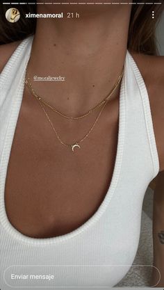 Jewelery Aesthic, Jewlrey Aesthic, Layered Gold Necklaces, 2024 Jewelry, Jewelry Necklace Simple, Surf Jewelry, Neck Pieces Jewelry, Pretty Jewelry Necklaces, Tiktok Outfits