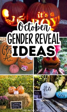 Halloween and October gender reveal ideas. Gender Guessing, Christmas Gender Reveal