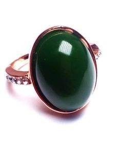 Item Type: Ring Material: Jade Size: 7 (17 mm) Package Includes: 1 x Pc Green Jade Ring, Verde Jade, Chinese Jewelry, Emerald Wedding, Party Rings, Jade Ring, Green Jade, Jade Green, Types Of Rings