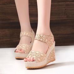 All Products · Eoooh❣❣ · Online Store Powered by Storenvy Sepatu Platform, Floral High Heels, Lace High Heels, Sandal Wedges, Lace Wedges, Lace Sandals, Casual Pumps, Ankle Strap High Heels, Open Toe High Heels