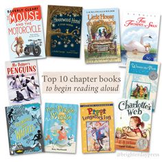 the top ten children's books to begin reading aloud by brightenerdaydress com