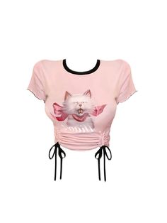 Women Korean Fashion Kawaii Bodycon Short Sleeve Crop Tops Y2k Streetwear Graphic Coquette O-Neck Tees 2000s Aesthetic T-ShirtsFit Type: SKINNYFit: Fits true to size, take your normal sizeSeason: Spring/SummerAge: JUNIORSleeve Style: regularCollar: O-NeckPattern Type: AnimalClothing Length: shortDecoration: ShirringSleeve Length(cm): shortFabric Type: blendedStyle: SweetMaterial: POLYESTERGender: WOMENTops Type: TEESItem Type: topsCN: GuangdongElasticity: Medium Strecth Size ChartSlide the ... Fitted Harajuku Style Summer Tops, Y2k Style Anime Print Tops For Spring, Y2k Anime Print Summer Tops, Y2k Anime Print Short Sleeve Top, Anime Print Tops For Spring Streetwear, Spring Y2k Anime Print Tops, Fitted Anime Print Tops For Summer, Fitted Harajuku Cotton Tops, Fitted Cotton Harajuku Tops