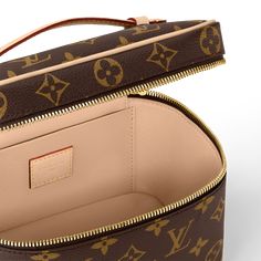 LOUIS VUITTON® - Nice Mini - Monogram Mini Tela, Mini Toile, Handbags Louis Vuitton, Toiletry Pouch, Beauty Case, Vanity Case, Metal Engraving, Louis Vuitton Official, Louis Vuitton Handbags