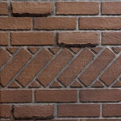 a brick wall that is made out of bricks