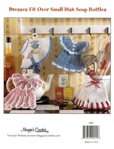 Vintage Fashion Potholders Crochet Pattern Leaflet - Maggie's Crochet Potholders Crochet, Advanced Crochet Stitches, Vintage Potholders, Crochet Pot Holders Free Pattern, Advanced Crochet, Making Food, Crochet Potholders, Crochet Kitchen, Mary Ann