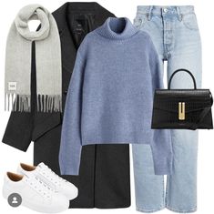 Pullover Outfit, Stylish Work Outfits, Casual Winter Outfits, Casual Style Outfits, Winter Fashion Outfits, Looks Vintage, Lookbook Outfits, Fall Winter Outfits, Outfits Casuales