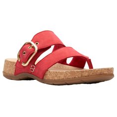 Clarks Collection Reileigh Park Leather Sandal - 22064655 | HSN Adjustable Buckle Footbed Sandals For Outdoor, Adjustable Buckle Closure Footbed Sandals For Outdoor, Adjustable Buckle Footbed Sandals For Vacation, Adjustable Buckle Closure Footbed Sandals For Vacation, Adjustable Cushioned Sandals For Travel, Adjustable Buckle Closure Sandals For Outdoor, Outdoor Sandals With Buckle Closure And Adjustable Fit, Adjustable Buckle Closure Outdoor Sandals, Adjustable Comfortable Sandals For Travel