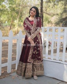 Launching New Designer Party Wear Look Full Heavy Embroidery Sequence Work Gown With Fully Stiched and Dupatta Ready to Wear Collection 🧵 Fabric Detail 🧵 👗 Gown Fabric : Heavy Faux Georgette With Full Heavy Embroidery Sequence Work with Sleeve* 👗 Gown Inner : Micro Cotton 👗 Gown Size ✂📏 : XL(42) With XXL(44) Margin (FULLY STITCHED) 👗 Gown Length : 51-52 Inches  👗 Gown Flair     : 3 Meter  👗 Bottom Fabric : Micro Cotton Fullstitched Free Size With Elastic 👗 Dupatta Fabric : Heavy Faux Georgette With Heavy Embroidery Sequence work and Lace Border Outfit For Navratri, Navratri Gown, Garba Night, Traditional Gown, Garba Outfit, Navratri Dress, Traditional Gowns, Dress Traditional, Cotton Gowns