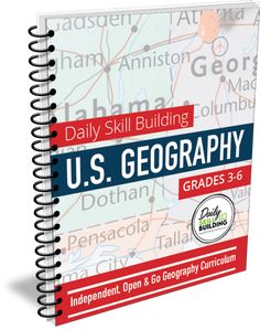 a book with the title daily skill building u s geography