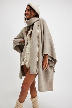 Ellie Scarf Wrap Kimono Boho Clothing, Soft Knits, Boho Outfits, Scarf Wrap, Scarf Accessory, Oatmeal, Free People, Jackets & Coats, Relaxed Fit