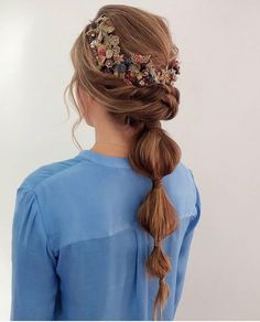 Modern Mythology, Gorgeous Braids, Romantic Wedding Hair, Princess Hair, Hairstyle Trends, Best Wedding Hairstyles, Hair Flower, Wedding Hairstyles Updo, Ponytail Styles