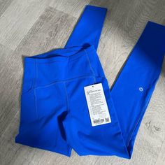 Swift Speed Hr Tight 28” Royal Blue Brand New Lulu Leggings Blue Lululemon Leggings, 2024 List, Royal Blue Leggings, Lulu Leggings, Lululemon Align Leggings, Cute Leggings, Nike Accessories, 2024 Christmas, Yoga Fashion