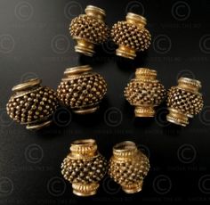 Tamil gold beads BD114A Historic Jewelry, Gold Mangalsutra Designs, Gold Mangalsutra, Gold Pendant Jewelry, Fancy Beads, Gold Bangles Design, India Jewelry, Coral Jewelry, Gold Earrings Designs