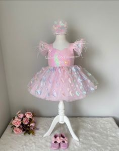 custom handmade dresses for your baby. Made with tulle. It is prepared with a soft cotton lining. It has a zipper on the back, very easy and comfortable to wear. 👉🏻 you can leave a message for more questions 👉🏻 It is a handmade dress that you can measure and customize. Very dense tulle layers are used, very fluffy, personalized color options are available, you can personalize ✈️Delivered to many countries within 1-5 days by express shipping 💝 Fairy Style Pink Dress For Birthday, Cute Pink Princess Dress For Baptism, Fairy Style Pink Princess Dress For Birthdays, Pink Fairy Dress For Birthday, Whimsical Pink Dress For Parties, Whimsical Fitted Princess Dress For First Birthday, Fairy Style Pink Princess Dress For Party, Fairy Style Pink Birthday Dresses, Whimsical Pink Party Dress