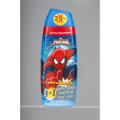 Marvel Ultimate Spiderman Berry Blast 3 in 1 Body Wash Shampoo & Conditioner, 20 Fl Oz (Pack of 2) - Walmart.com Spiderman Pop, Boys Game Room, Ultimate Spiderman, Black Headphones, Hindu Art, Shampoo Conditioner