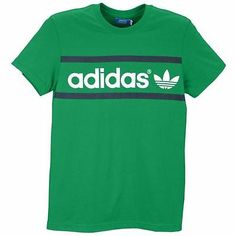 Adidas Originals Heritage Logo T-Shirt Z38392 Fairway Men's Medium Large BNWT | eBay Classic Green Top For Streetwear, Classic Green Tops For Streetwear, Casual Green Adidas Logo T-shirt, Adidas Logo Cotton T-shirt, Green Sports T-shirt With Branding, Retro Green T-shirt With Logo Print, Casual Green T-shirt With Logo, Casual Green Adidas Logo Top, Casual Green Top With Adidas Logo