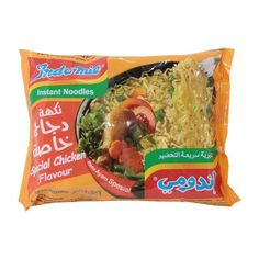 an image of instant noodles with chicken flavor