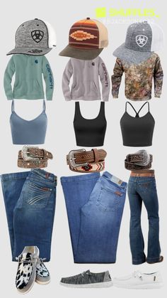 Girls School Outfits, Camping Fits, Western Winter Outfits, Everyday Outfits Fall, Country Summer Outfits