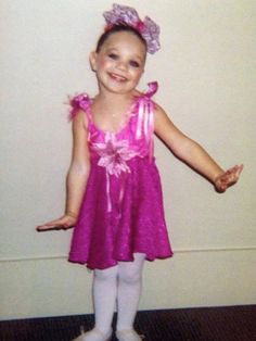 Maddie Ziegler when she was little!